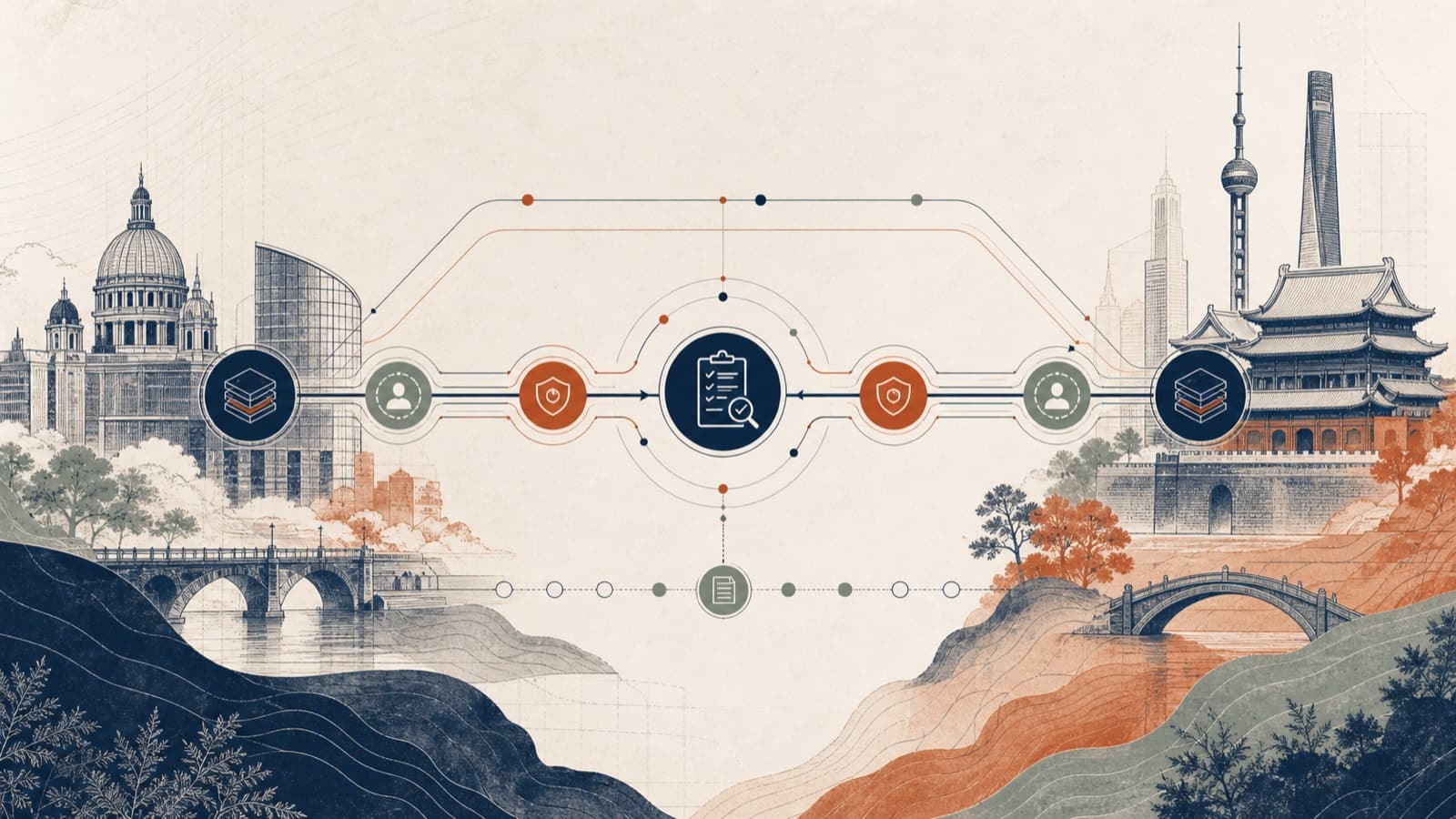 A traceable governance system connecting European and Chinese operating contexts